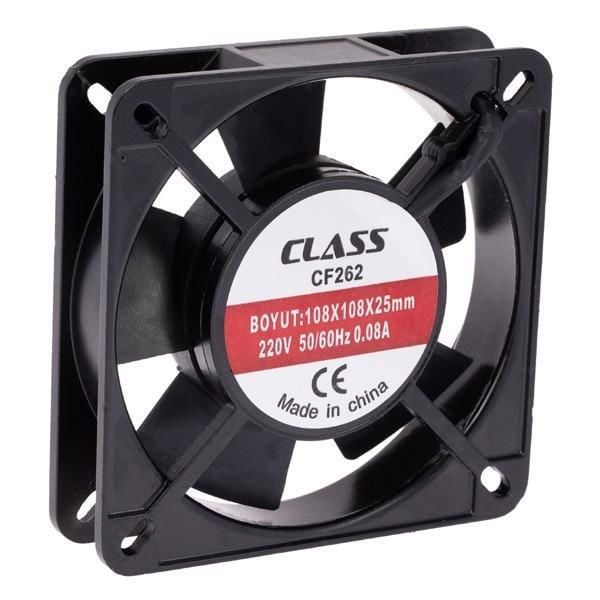 108X108X25 AC 220V Aksiyel Fan - Class