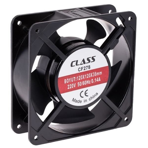 120x120x38 AC 220V Aksiyel Fan - Class