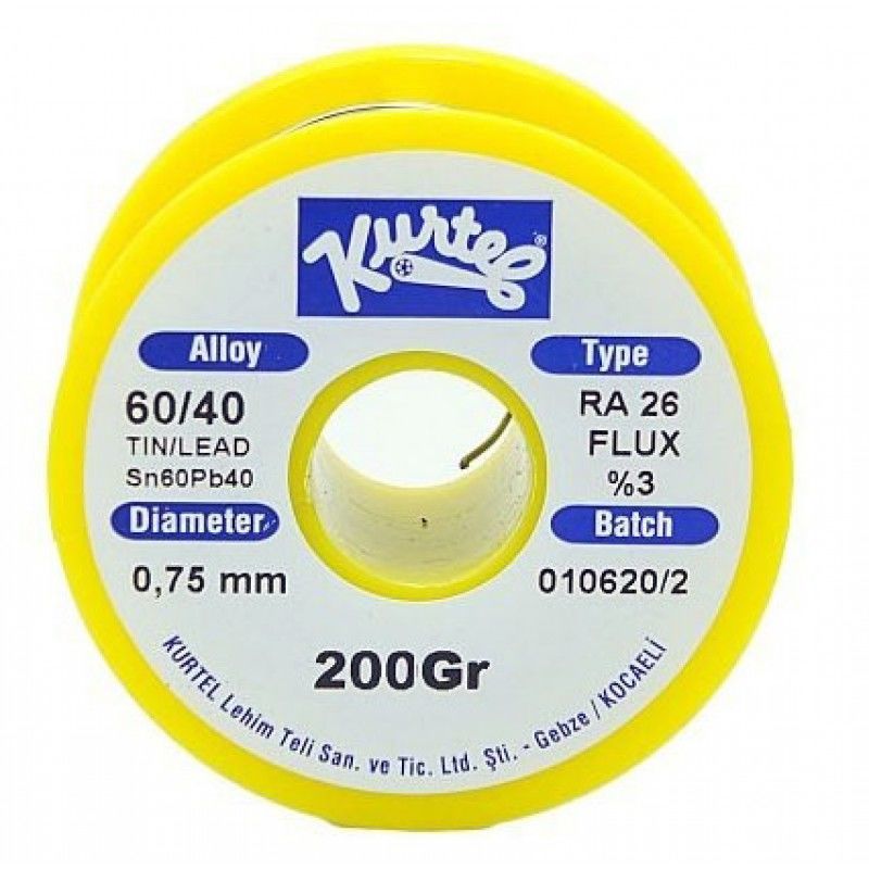 Kurtel 60,40 0.75mm 200g Lehim Teli
