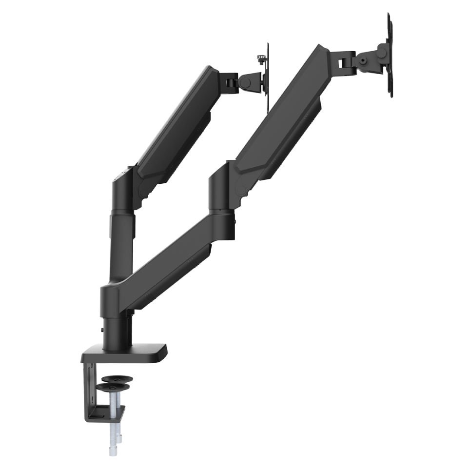 POWERMASTER PM-252D 13-32'' AMORTİSÖRLÜ STAND ÇİFT KOL LCD-LED MONİTÖR TUTUCU STAND ASKI APARATI