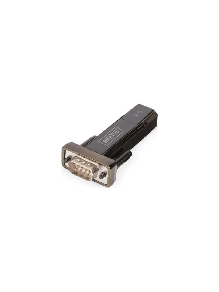 Digitus USB 2.0 RS232 (Seri) Çevirici, USB A erkek - DB9 erkek, USB