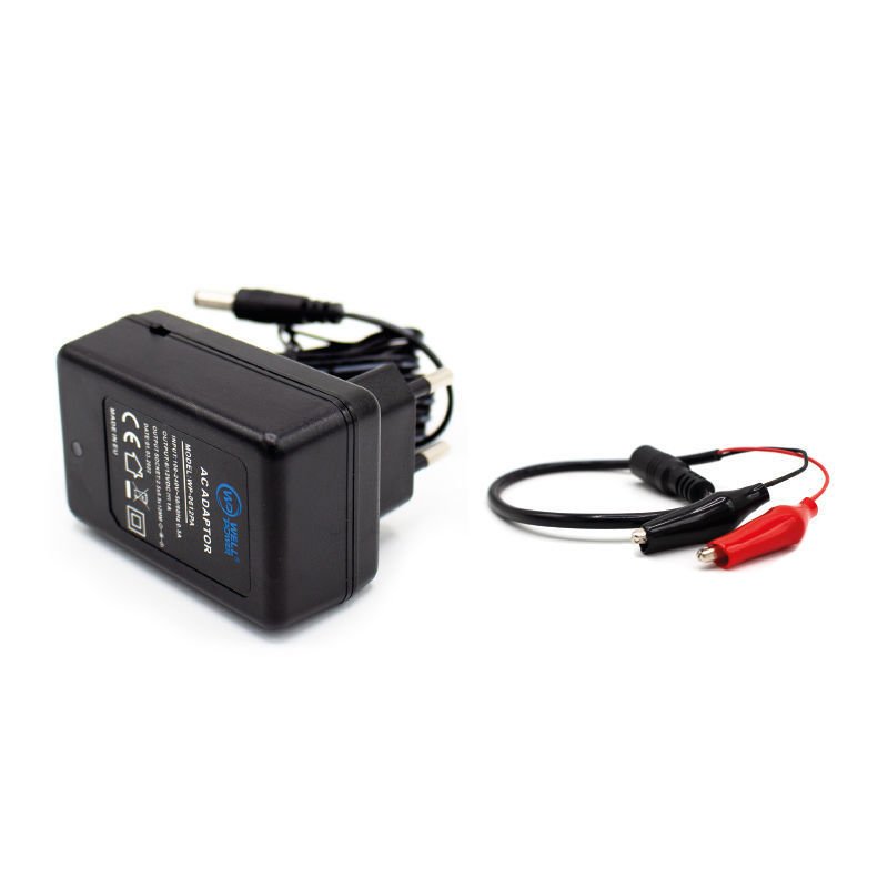 WELLPOWER WP-0612PA 6V / 12V 1 AMP PLASTİK ADAPTÖR AKÜ ŞARJI