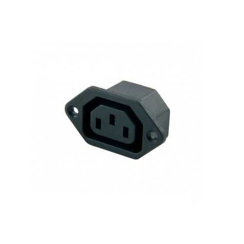Kulaklı Power Soketi - Dişi