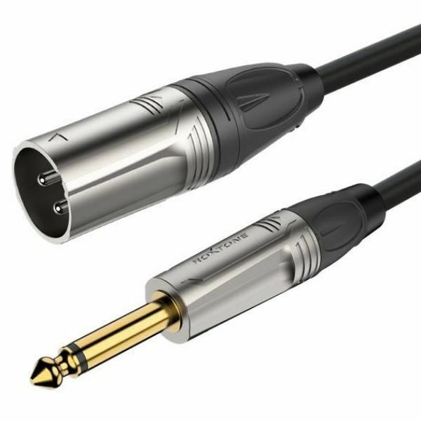 XLR Erkek - Gitar 1 mt - Roxtone