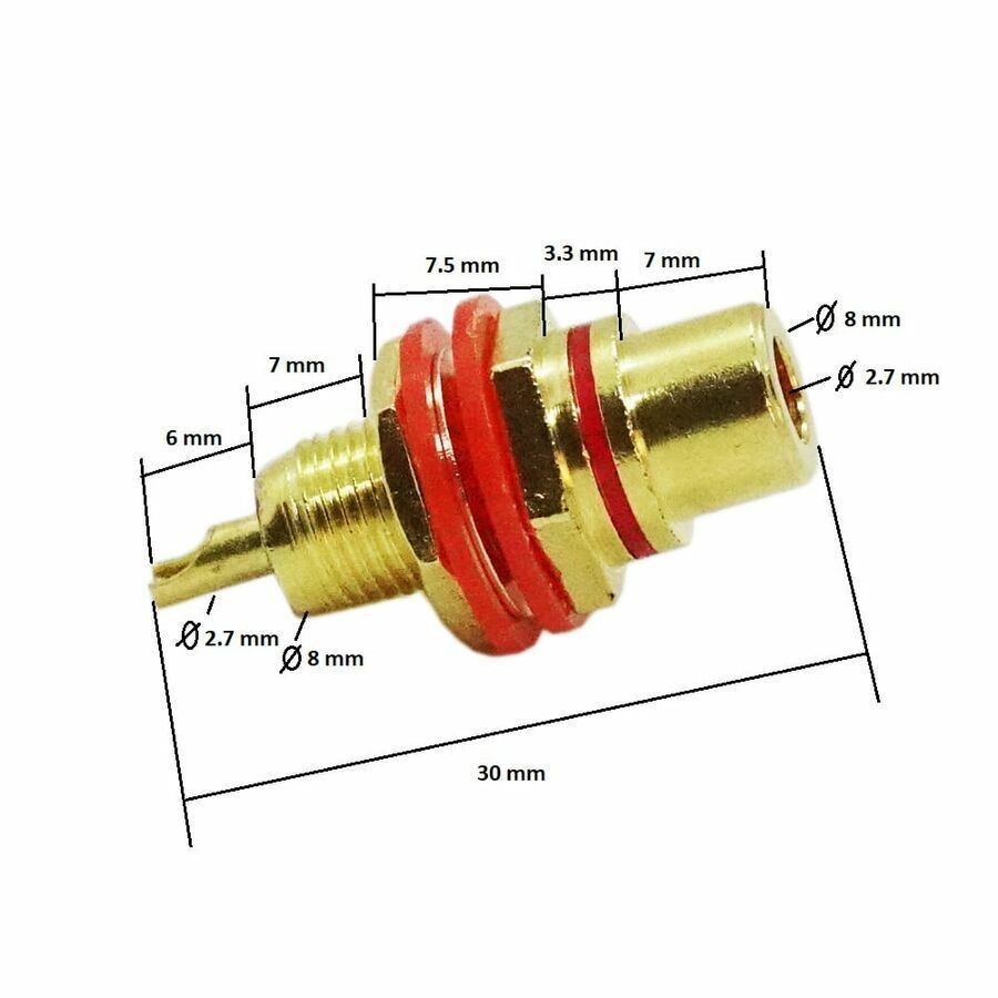 DC261C Rca Gold Şase - Siyah