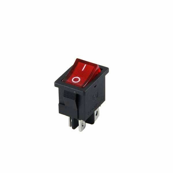 IC-119 Mini Işıklı Anahtar ON-OFF 4P