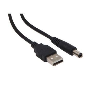 Usb Erkek to 5.5*2.5 Uç DC 1m Çevirici Kablo