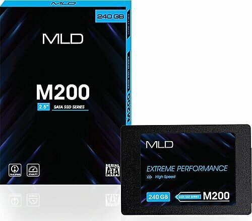 MLD M200 240GB SATA3 2.5'' SSD R:560 MB/s W:520 MB/s