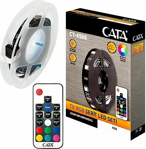 Cata CT-4566 Rgb USB Tv Şerit LED 3mt