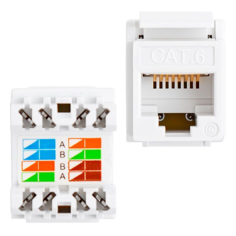 CAT6 180 Derece Keystone Jack