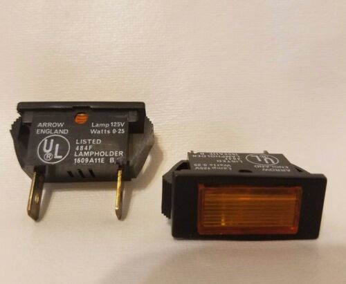 2 Lot Ok 484F Kırmızı Duy Göstergesi 1609A11E B 125V 0,25W