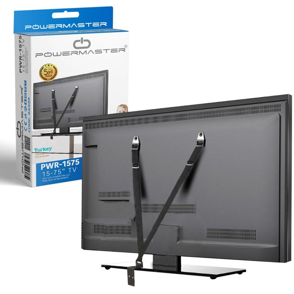 Powermaster 15''-75'' Lcd Ve Bebek Güvenlik Kemeri PWR-1575
