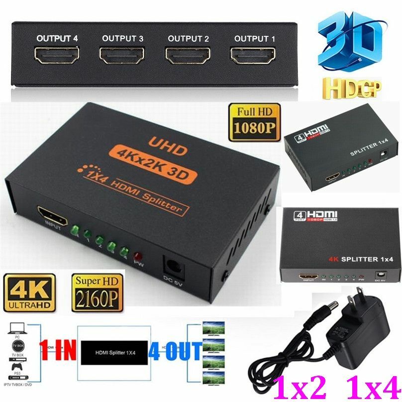 Class 4 port HDMI Splitter