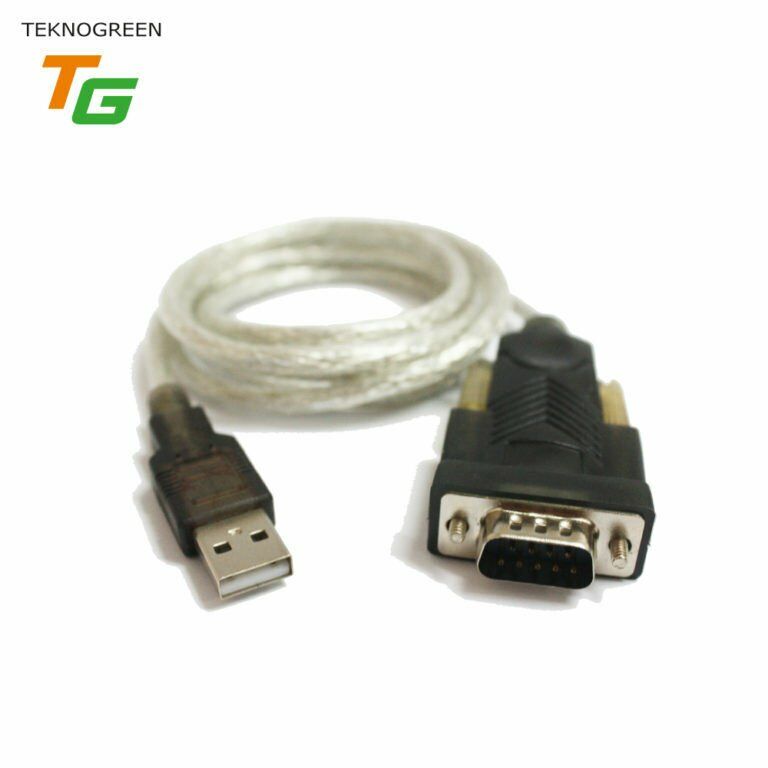 TeknoGreen TKU-232P USB’den RS232’ye Siyah Connektör + Transfer Kablosu
