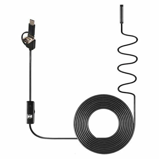 Endeskop Yılan Kamera Sert Kablolu 2 Metre 3.9mm