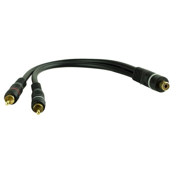 1 Rca Dişi 2 Rca Erkek Y Kablo