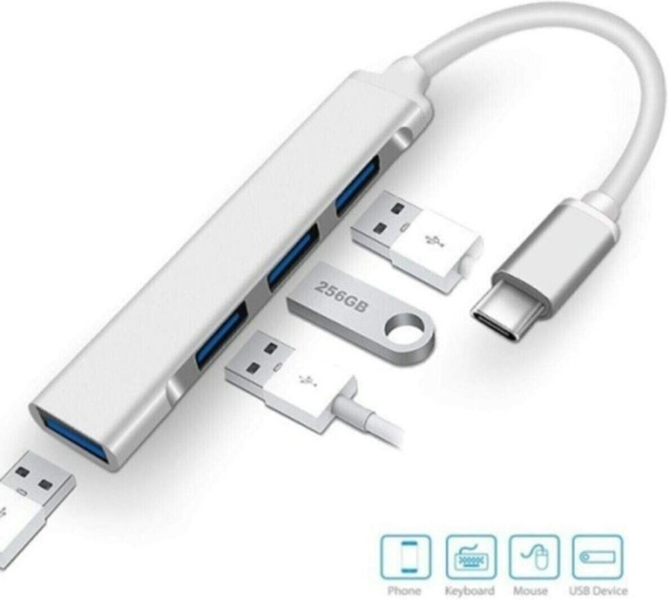 4 Port Usb 3.1 Hub Çevirici Çoğaltıcı Type C Çoklayıcı
