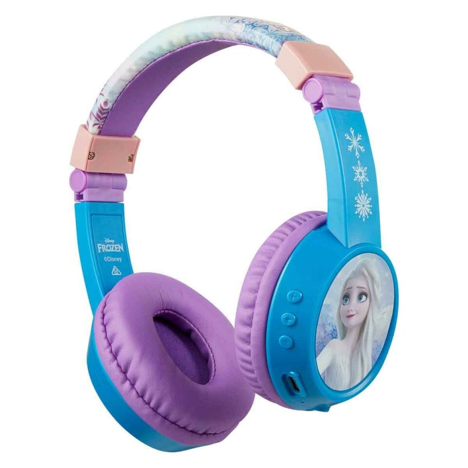Disney Frozen Karlar Ülkesi 2 Lisanslı Mikrofonlu Bluetooth Kulak Üstü Çocuk Kulaklığı