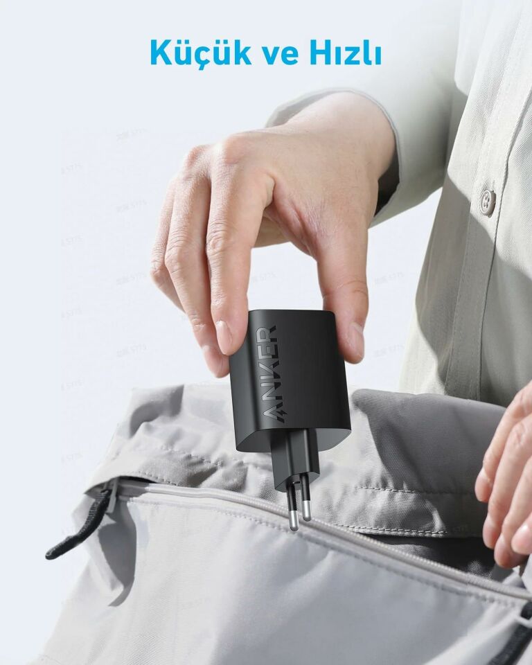 Anker 336 A2674 67 W Hızlı Şarj Adaptörü Siyah