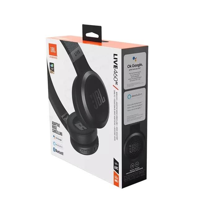 JBL Live 460NC Katlanabilir Kulak Üstü Bluetooth Kulaklık Siyah