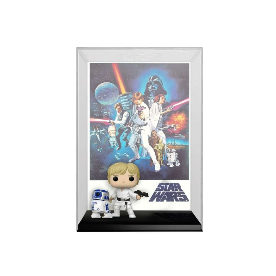 Funko Deluxe POP Figür - Movie Poster: Star Wars: A New Hope - Luke With R2-D2