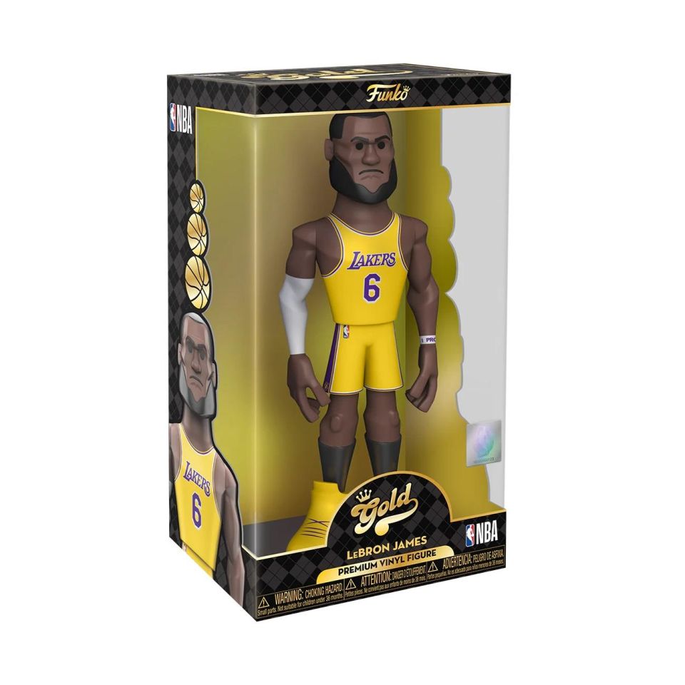 Funko GOLD Premium Deluxe Figür- NBA 12'' Los Angeles Lakers - LeBron James