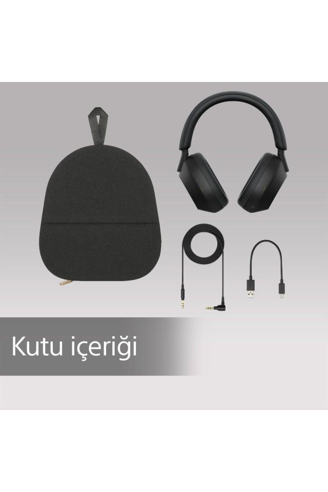 Sony WH1000XM5 Kulak Üstü Bluetooth Kulaklık Siyah