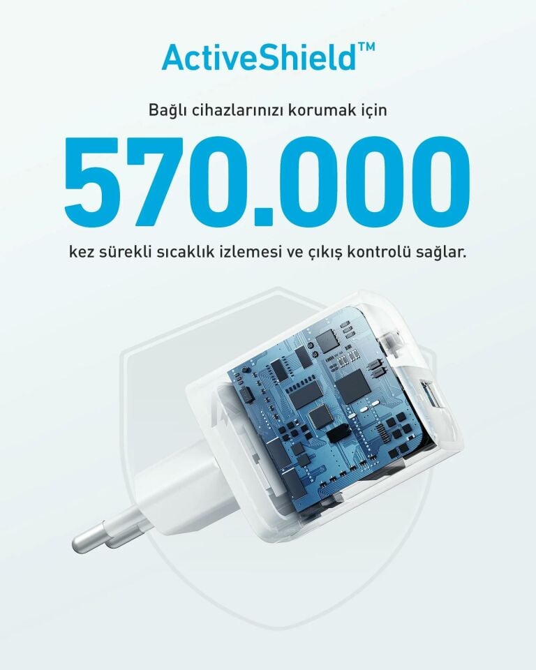 Anker 323 33W USB-C+USB Hızlı Şarj Cihazı