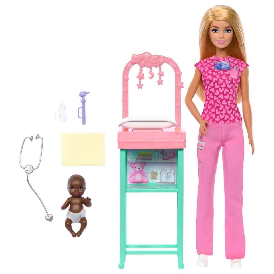 Barbie Bakım Temalı Kariyer Oyun Setleri JCR72