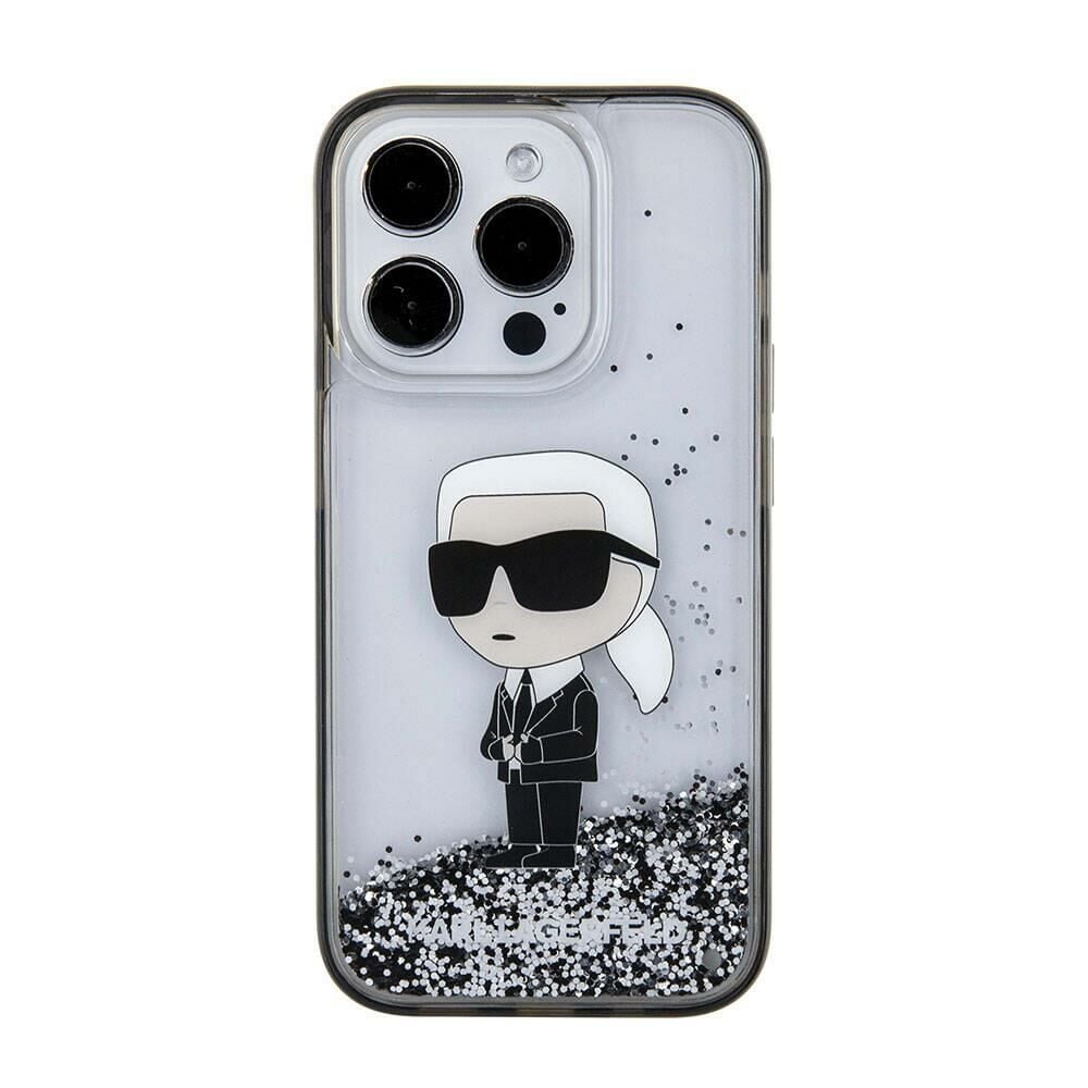 Karl Lagerfeld İkonik Glitter 15 Pro - Şeffaf