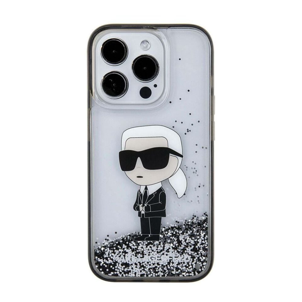 Karl Lagerfeld İkonik Glitter 15 Pro - Şeffaf