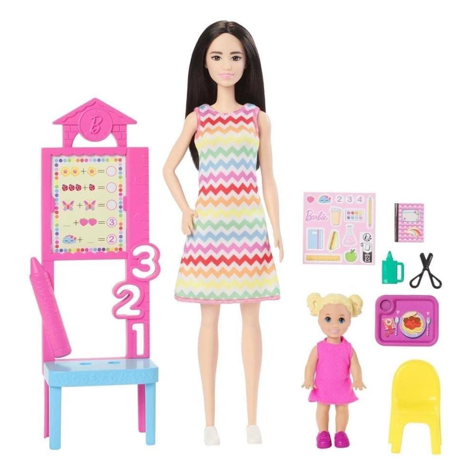 Barbie Kariyer Bebeği Öğretmen JCR77