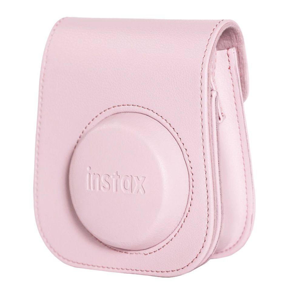 Instax Mini 12 Deri Çanta Pembe