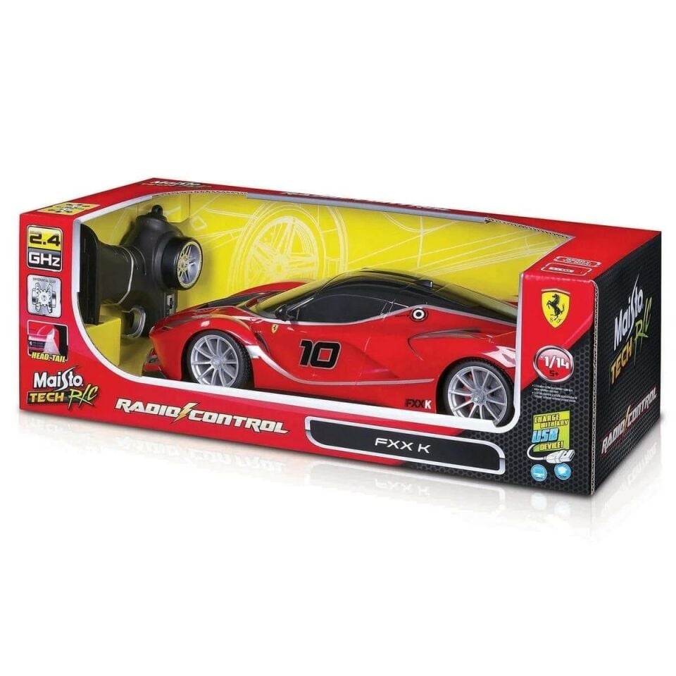 Maisto 1/14 Ferrari FXX K  R/C Kumandalı USB Şarjlı 1/14  May/82814