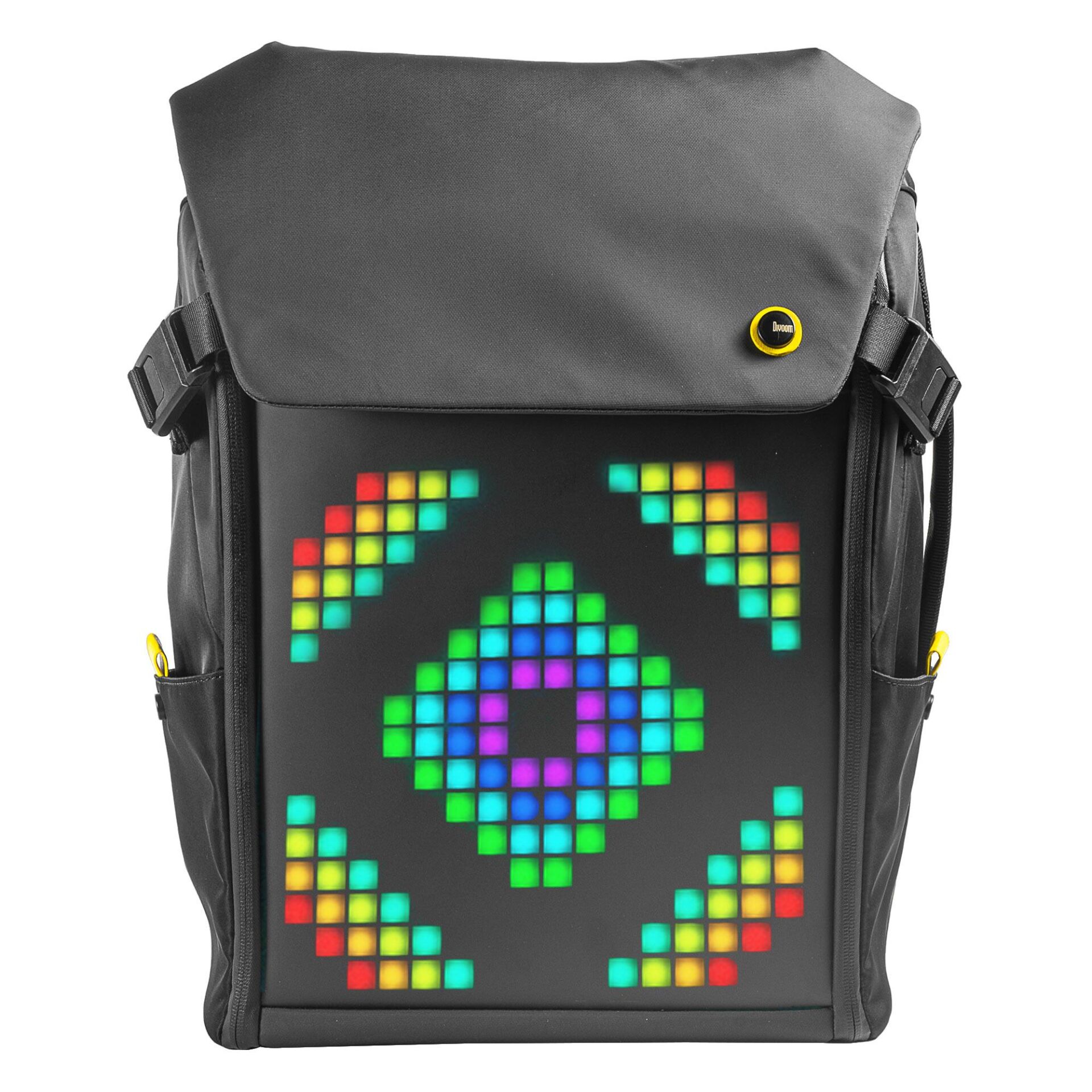 Divoom Pixoo Backpack Ledli Sırt Çantası Siyah