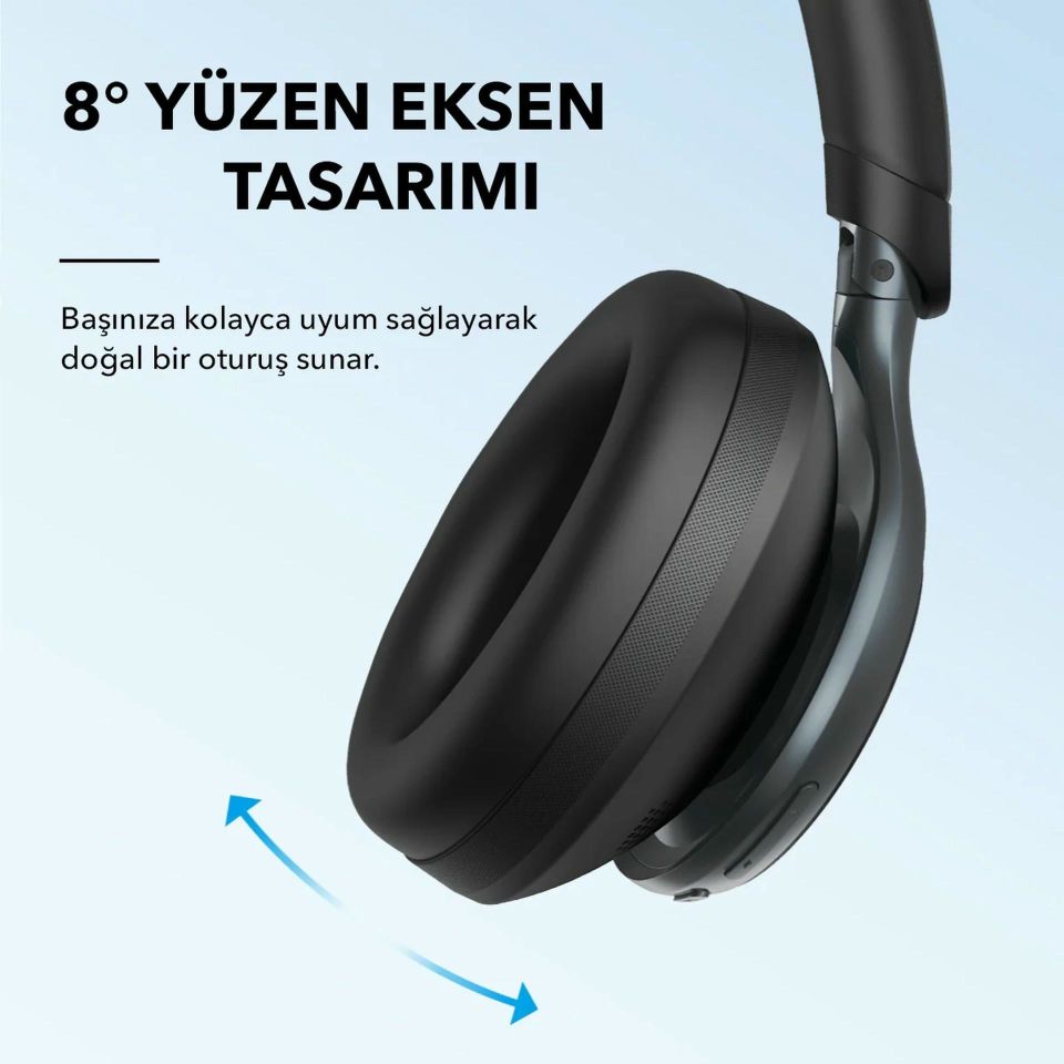 Anker SoundCore Space One ANC Kulak Üstü Bluetooth Kulaklık Beyaz