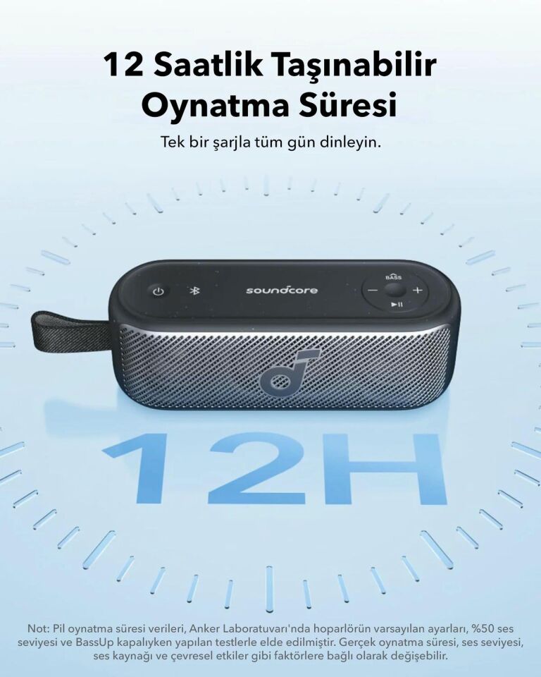 Anker Soundcore Motion 100 Taşınabilir Bluetooth Hoparlör Siyah