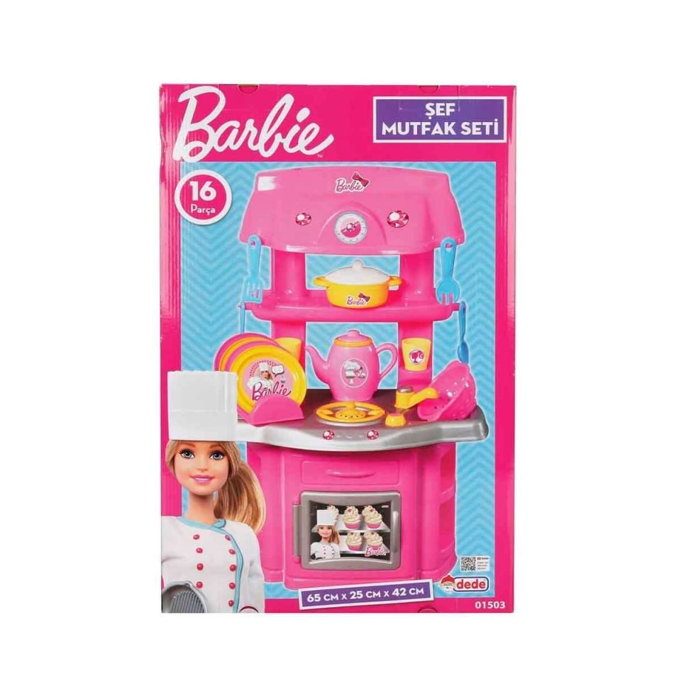 Barbie Şef Mutfak Seti-16 Parça