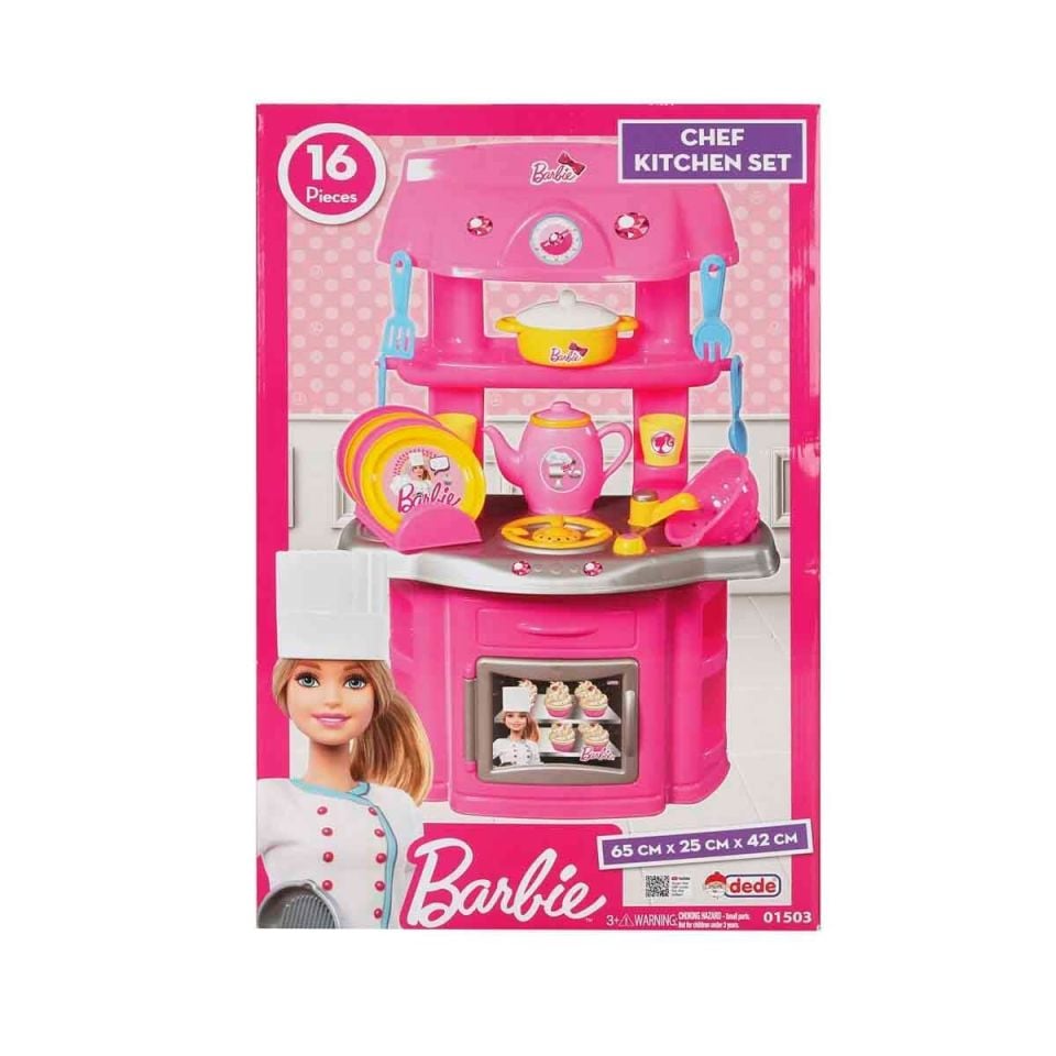 Barbie Şef Mutfak Seti-16 Parça