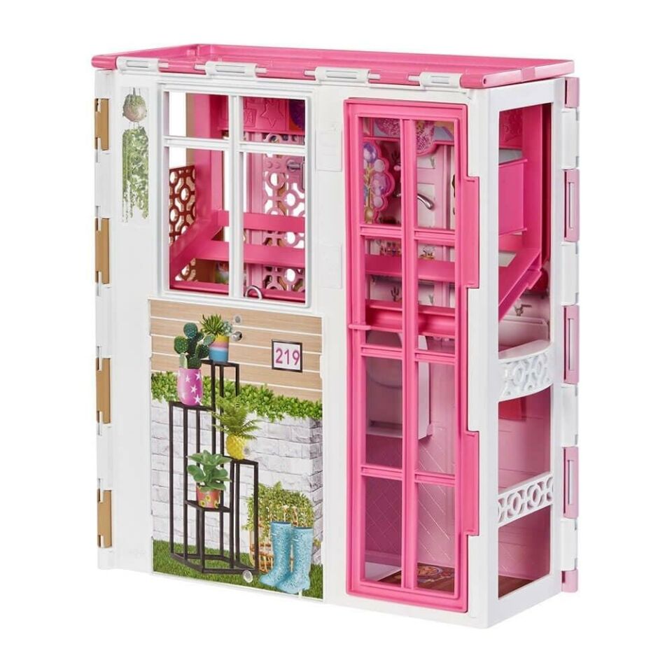 Barbie Portatif Taşınabilir Evi HCD47