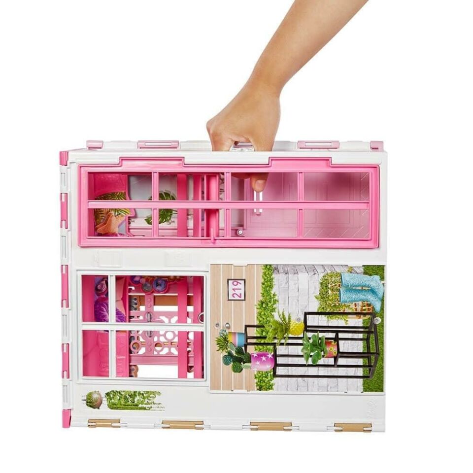 Barbie Portatif Taşınabilir Evi HCD47