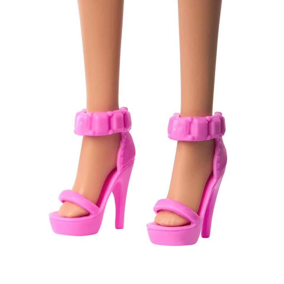 Barbie 65.Yıl Özel Pembe Elbiseli Bebek HTH66