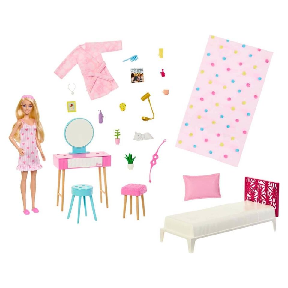 Barbie'nin Yatak Odası Oyun Seti HPT55