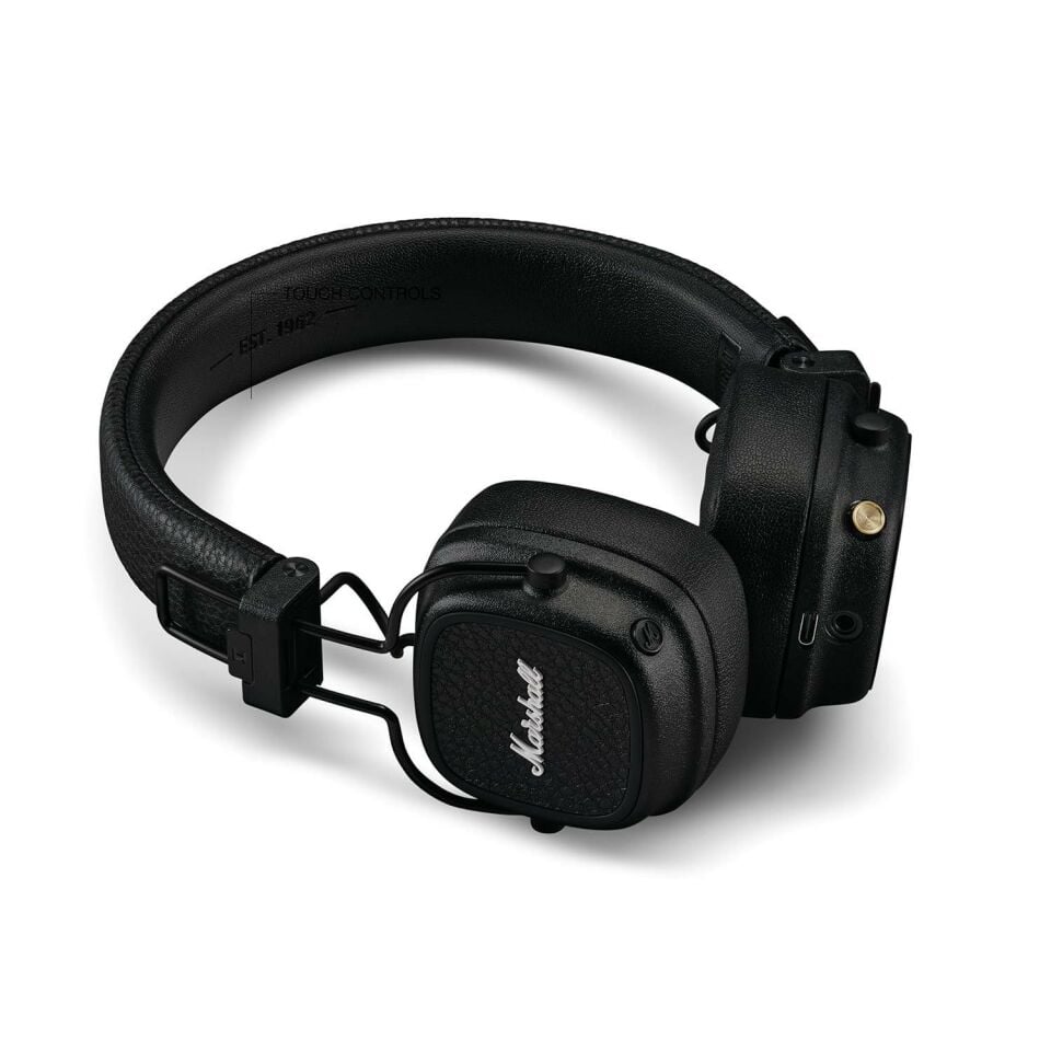 Marshall Major 5 Bluetooth Kulaküstü Kulaklık Siyah