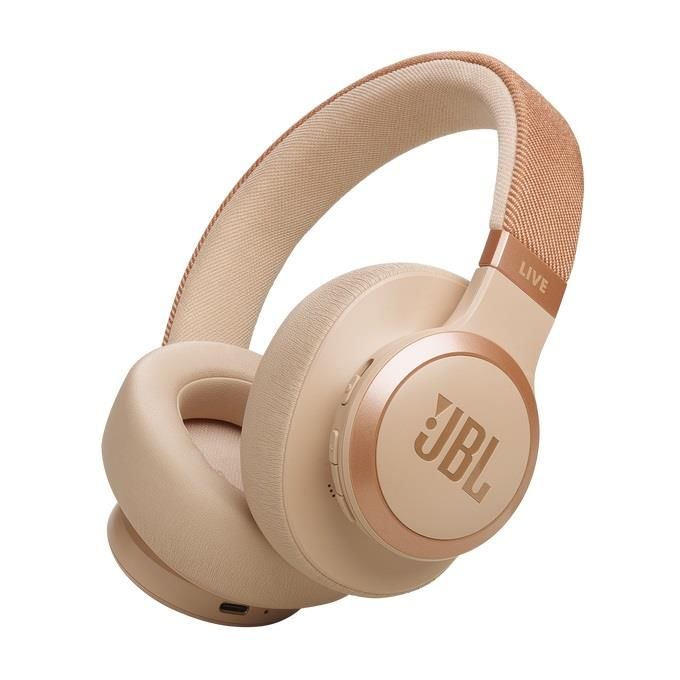 Jbl Live 770 BT NC Kablosuz Kulaklık KumBeji