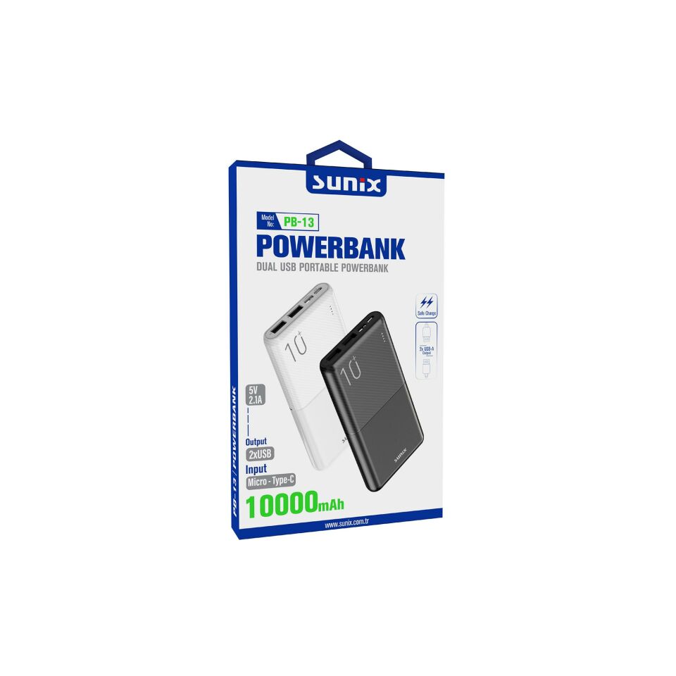 Sunix Pb-13 10000 Mah Powerbank
