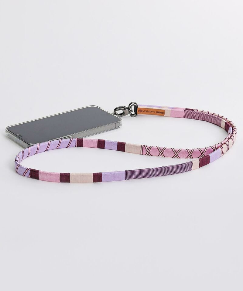 Vorson Handmade Örgü Telefon Askısı Purple Mıx