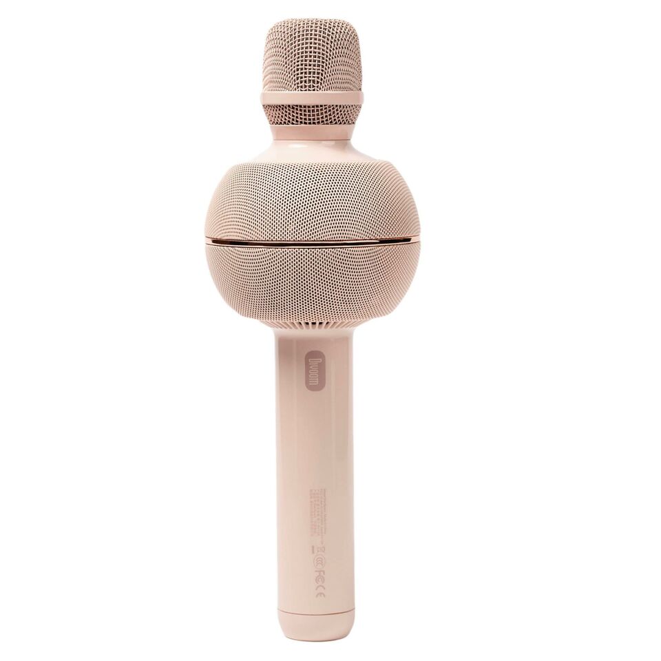 Divoom StarSpark Bluetooth Hoparlörlü Kareoke Mikrofon Pembe