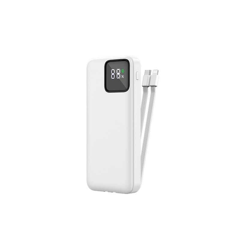 Wiwu JC-18 PD Hızlı Şarj Özellikli Led Göstergeli Powerbank 18W 10000mAh Beyaz