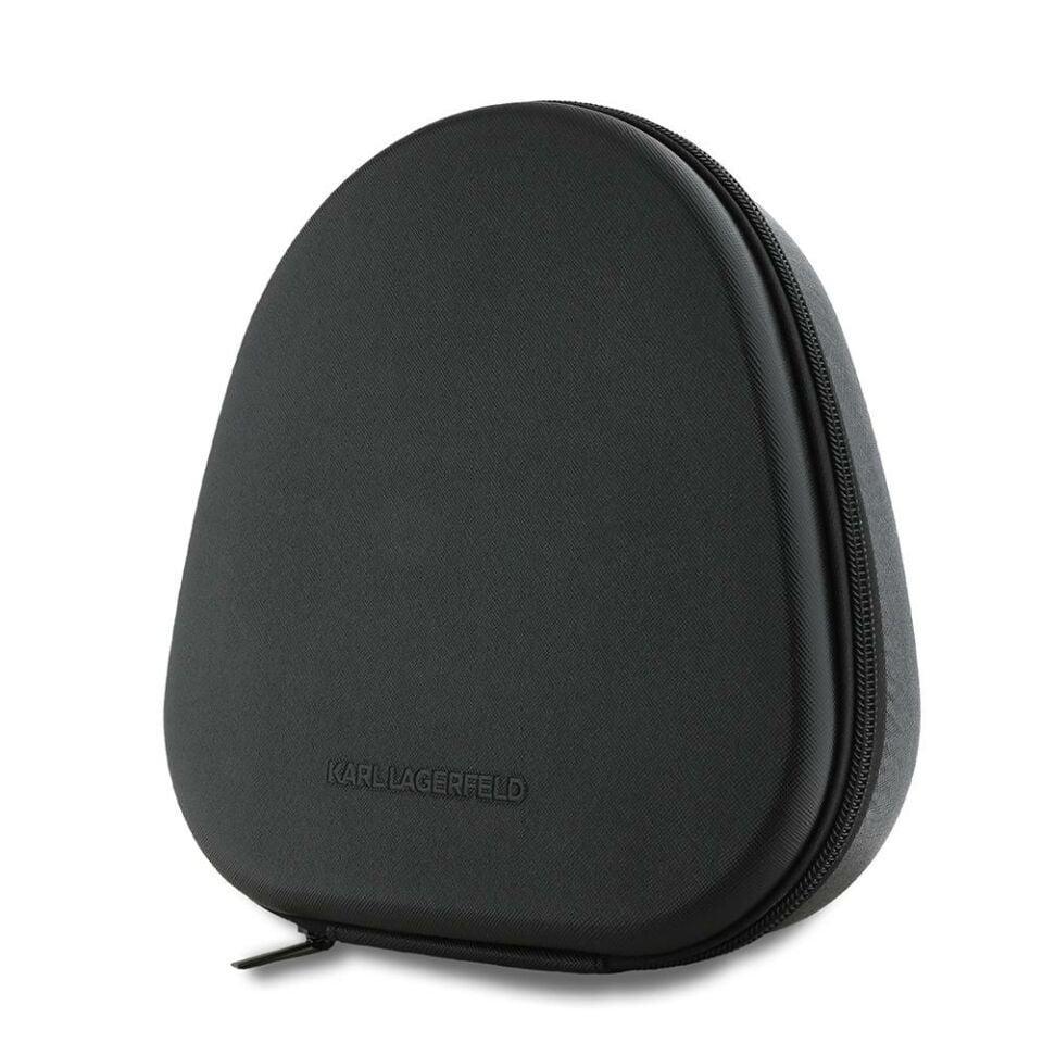 Karl Lagerfeld Saffiano Serisi Kulak Üstü Bluetooth Kulaklık ANC/ENC Siyah
